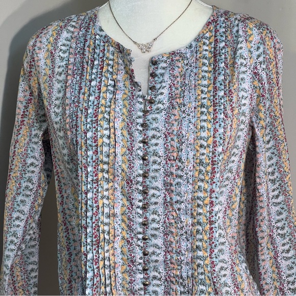 Anthropologie Maeve Pintuck Top - Picture 4 of 8